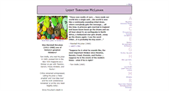 Desktop Screenshot of lightthroughmcluhan.org