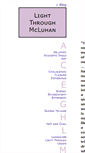 Mobile Screenshot of lightthroughmcluhan.org